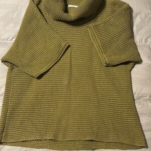 Coldwater Creek Olive Green Cowl neck sweater Size Large